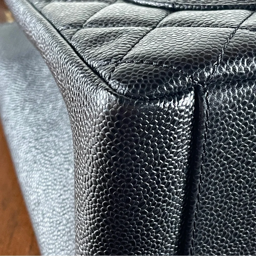 Chanel Black Caviar Grand Shopping Tote - Picture 9 of 16